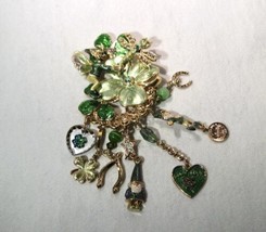 Kirk&#39;s Folly Irish Saint Patrick&#39;s Day Leprechaun Brooch Pin K1351 - £115.39 GBP