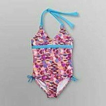 Girls Swimsuit Joe Boxer 1 Pc Pink Neon Swim Bathing Suit-size 4/5 - $9.90