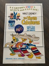 The Three Caballeros 1977, Family/Musical Original Vintage Movie Poster  - £38.94 GBP