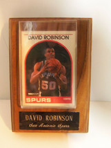 1989 NBA Hoops David Robinson ROOKIE San Antonio Spurs #310 Basketball Card Plaq - £54.56 GBP