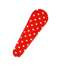 Medium Polka Dot Embroidery Scissors Sheath Red - £6.25 GBP