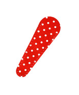 Medium Polka Dot Embroidery Scissors Sheath Red - £6.35 GBP