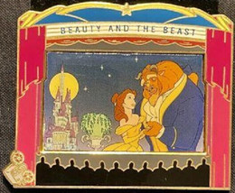 Disney Beauty &amp; the Beast with Moon and Castle Theater pin - £23.74 GBP