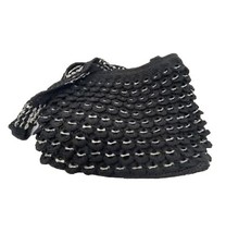 Soda Pop Pull Tab Crochet Purse- Just Made - Handmade - Crochet- Black- ... - $61.68