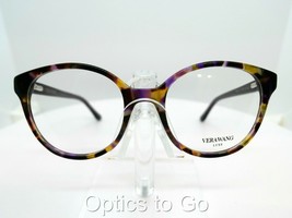 Vera Wang Tessia (Pl) Plum Tortoise 50-18-133 Mm Eyeglass Frame - £33.50 GBP