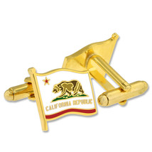 State of California Flag Republic Cufflink Set - £30.36 GBP