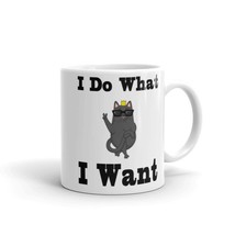 I Do What I Want, Gifts Tea Mug, Funny Coffee Mug, Tea Mug, Idea For Cat... - £14.45 GBP