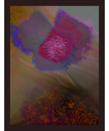  Painting, original digital art on canvas, "In bloom" by René Castillo-Ramos - $390.00