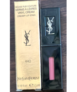 YSL Rouge Pur Couture Vinyl Cream Creamy Stain #440 ROSE PLAYER (RARE) - $64.35