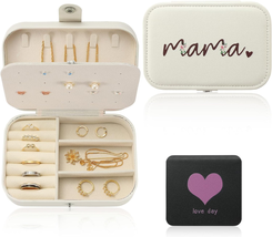 Mothers Day Gifts for Mom Wife, Jewelry Case Jewelry Box Jewelry Organizer, Trav - £8.58 GBP