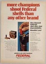 1972 Print Ad Federal Cartridge Co. Hi-Power Shotgun Shells Minneapolis,MN - £14.86 GBP