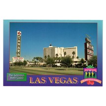 Sahara Hotel Casino Las Vegas Vintage Postcard Marquee Resort Gambling Vacation - £7.58 GBP