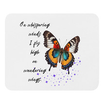 New Mouse Pad Laptop Desktop Accessory Butterflies Freedom Made to Order - £12.63 GBP