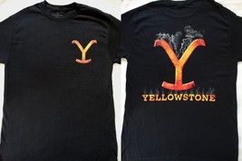 Yellowstone TV Show Dutton Ranch Brand Smoke Logo Licensed T-Shirt - $21.75+