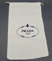 Vintage PRADA Milano Dust Cover Bag Pouch Drawstring Authentic 13.5&quot; X 8&quot; - £20.70 GBP