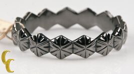 Giles &amp; Brother Hippolyta Bangle Bracelet Steel Gray Great Gift - €43,71 EUR