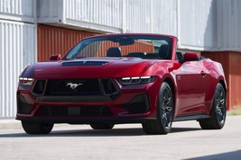 2023 Ford Mustang Fastback Rapid Red Convertible  POSTER 24 X 36 INCH - £15.97 GBP