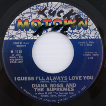 Diana Ross And The Supremes – In And Out Of Love/I Guess 45 rpm Vinyl 7&quot; Single - $17.77