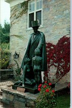 American Spirit Statue Lincoln Naken Woman Child Clyde du Vernet Postcard - £3.47 GBP