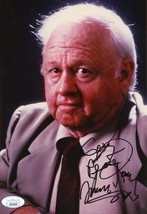 Mickey Rooney Autographed 8x10 Photo JSA COA Hollywood Actor Signed - £54.78 GBP