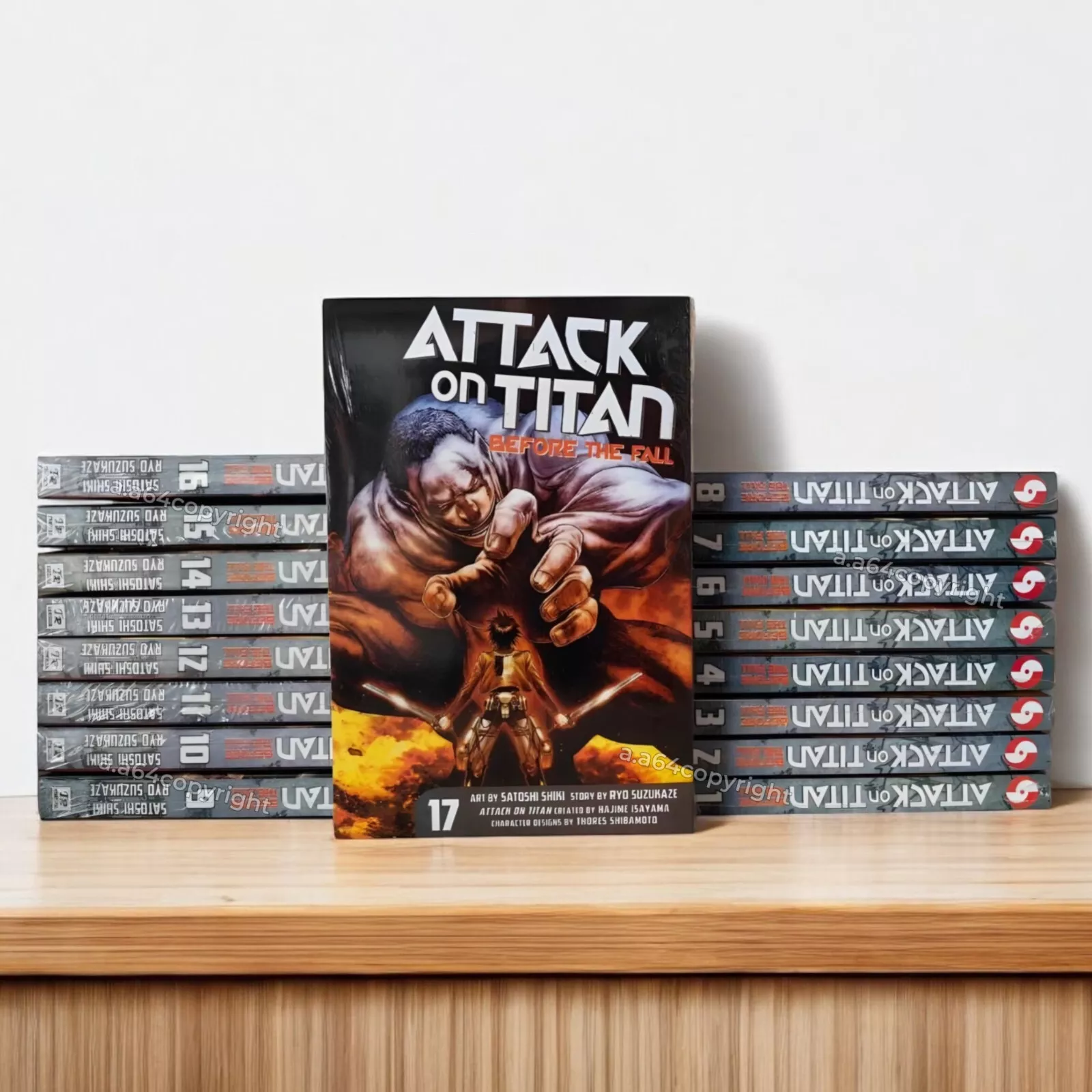New Attack on Titan : Before the Fall Manga Vol.1-17 Complete English Comic - $3,220.38 MXN