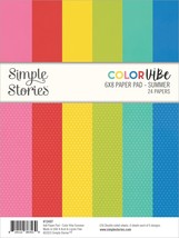 Simple Stories Double-Sided Paper Pad 6&quot;X8&quot; 24/Pkg-Color Vibe Summer SCV... - $324.55 MXN