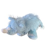 Ganz Webkinz Plush Rhino Blue Fluffy Fuzzy HM196 9.5 in Length Stuffed A... - $9.89