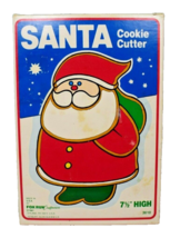 Fox Run Craftsmen 7.5 inch Large Santa Claus Cookie Cutter Vintage 1987 - £8.77 GBP