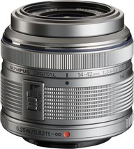 Silver Olympus M.Zuiko Digital 14-42Mm F3.5-5.6 Ii R Lens For Micro Four... - $389.96