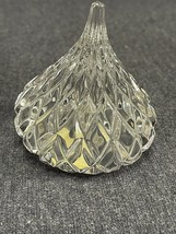 Estate Find Teardrop Hershey&#39;s Kiss Shaped Art Glass Paperweight 3&quot; Tall... - £17.13 GBP