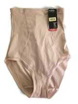 TC Fine Women&#39;s Size M Nude Beige Middle Manager Firm Control High-Waist Brief - £21.53 GBP