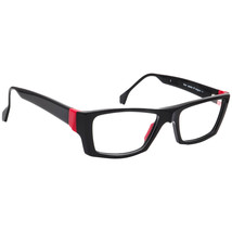Theo Women&#39;s Eyeglasses Spades 2 Gloss Black &amp; Red Square Frame 50[]20 135 - £393.21 GBP