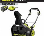 RYOBI 40V HP Brushless 18 in. Single-Stage Cordless Electric Snow Blower - $494.99