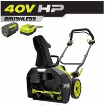 RYOBI 40V HP Brushless 18 in. Single-Stage Cordless Electric Snow Blower - £389.23 GBP