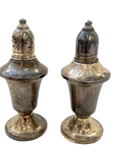 Vintage Duchin Creation Sterling Silver Weighted Salt &amp; Pepper Shakers - $28.49