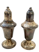 Vintage Duchin Creation Sterling Silver Weighted Salt & Pepper Shakers - £22.70 GBP