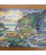 Charles Wysocki 1000 Piece Jigsaw Puzzle Moonlight &amp; Roses Buffalo Complete - £6.13 GBP