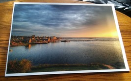 19x13 Digital Art Photograph Ocean Outer Banks? Chesapeake Bay?  Village - $49.99