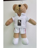 USPS Arthur Ashe Teddy Bear 9.5&quot; Plush Soft Toy Stuffed Animal Tennis Le... - $19.18 CAD