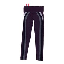 Spanx Look at Me Now Seamless Track Stripe Leggings Jammy Plum Womens XS NEW - £29.87 GBP