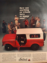 1963 Look Ad Advertisement International Scout So Many Uses! - $10.80