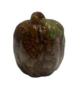 Fall/Autumn Brown Marbled Pumpkin With Leaf Standing  Decor (SHIPS IN 24... - $23.41 CAD
