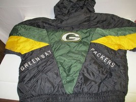 Vintage Green Bay Packers NFL Pro Player Coat Medium MD Korea - £42.71 GBP
