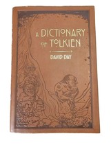 A Dictionary Of Tolkien David Day Illustrated Guide Flexi Bound Faux Leather - £12.36 GBP