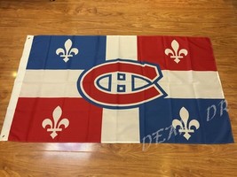 Quebec Montreal Canadiens flag 3x5ft - £12.57 GBP