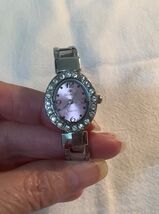 Denacci Ladies Bracelet Watch Silver Rhinestones - $22.54 CAD