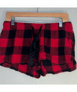 Women&#39;s Check Flannel Pajama Shorts - $6.86