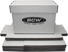 Short Comic Box Paper White And Silver 10 Pack NEW - $121.22