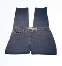 Eddie Bauer Curvy Straight Mid Rise Blue Jeans Size 8 Waist 29.5 In Inseam 31 In - £24.76 GBP