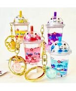 Adorable Kitty Boba Milk Floaty Key Charm – Choose Your Favorite Design - $6.99